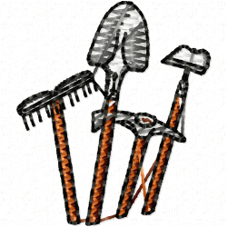 Construction Tools Embroidery Design 1